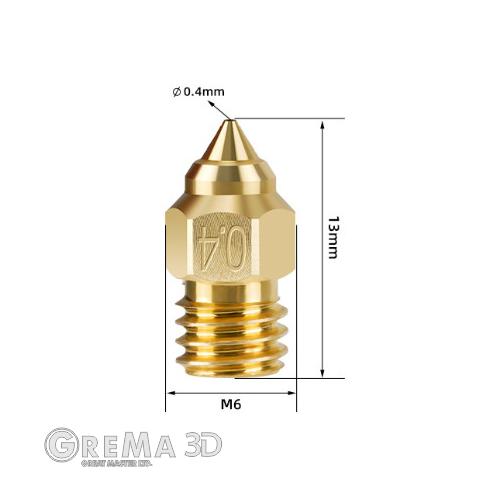 Дюзи за екструдер Creality - CR -6 SE месинг - 0.4